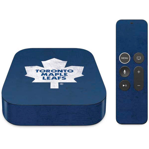 NHL Toronto Maple Leafs Distressed Apple TV Skin